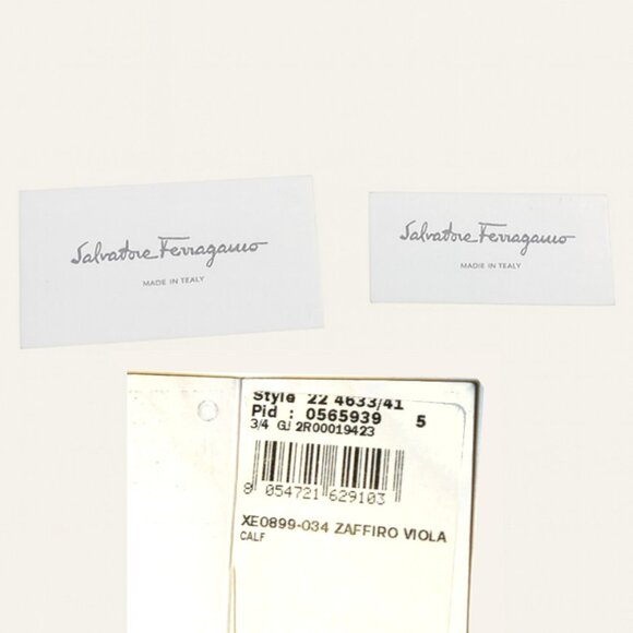 Salvatore Ferragamo Gancini Continental Wallet – Zaffiro Viola Blue - Picture 10 of 10